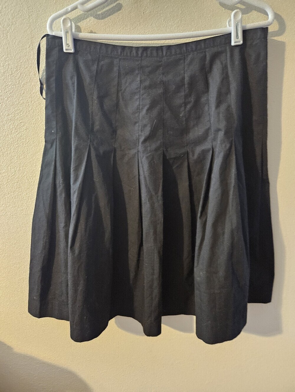 Chaps Womans Black Pleated Skirt Size 12